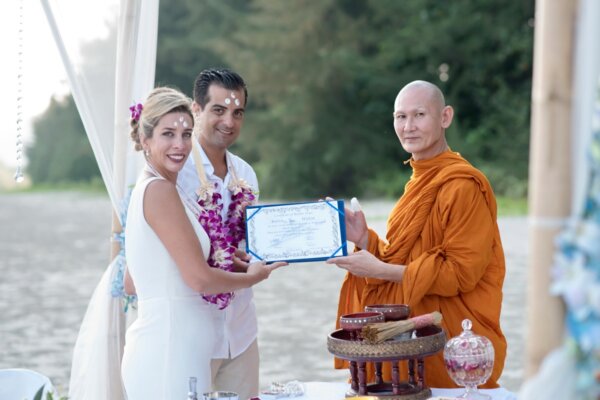 Krabi Beach Buddhist Blessing